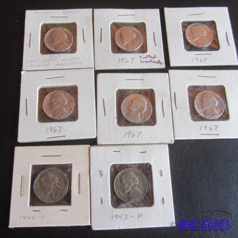 lot 192 image: Jefferson Nickels