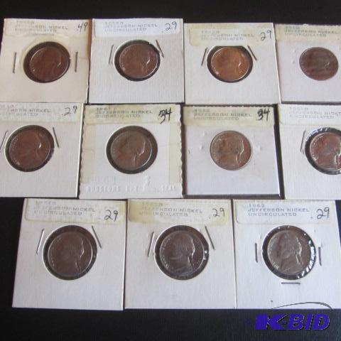 lot 193 image: Jefferson Nickels