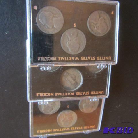 lot 195 image: Wartime Nickel Sets