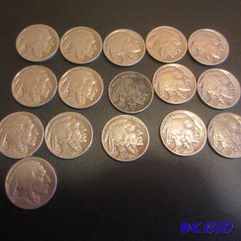 lot 202 image: Buffalo Nickels