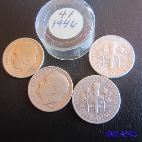lot 222 image: Roosevelt Dimes