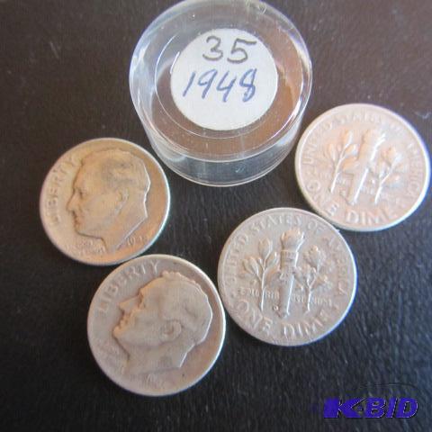 lot 224 image: Roosevelt Dimes