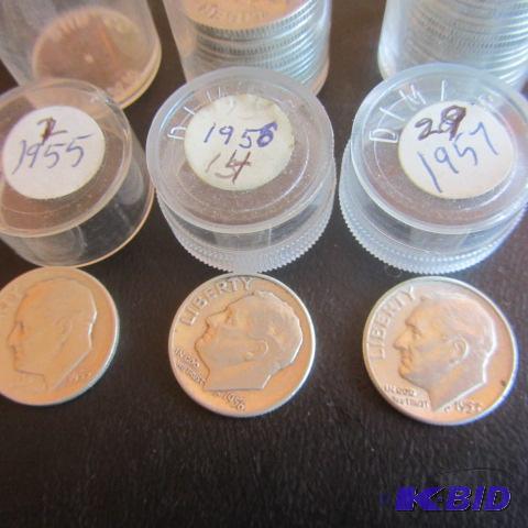 lot 231 image: Roosevelt Dimes