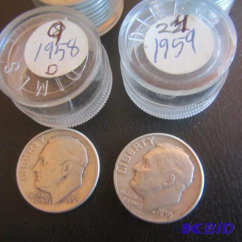 lot 232 image: Roosevelt Dimes
