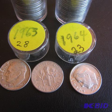 lot 238 image: Roosevelt Dimes