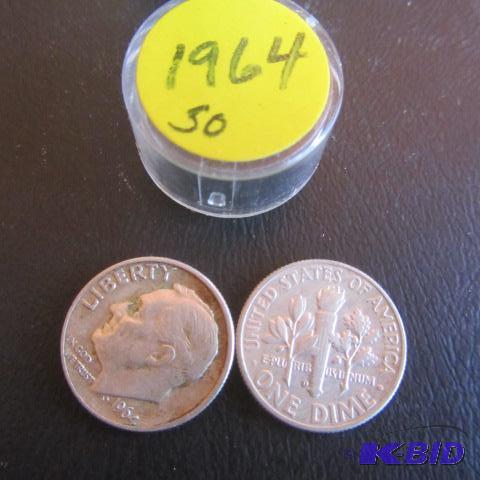 lot 239 image: Roosevelt Dimes