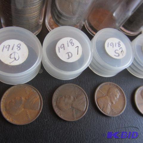 lot 243 image: Lincoln Wheat Pennies