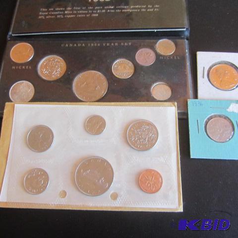 lot 266 image: Canada Sets, Mixed Coins