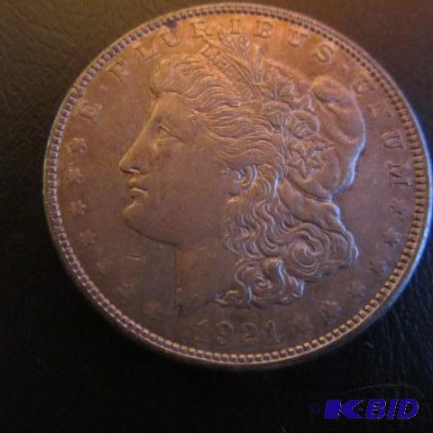 lot 29 image: 1921 Morgan Silver Dollar
