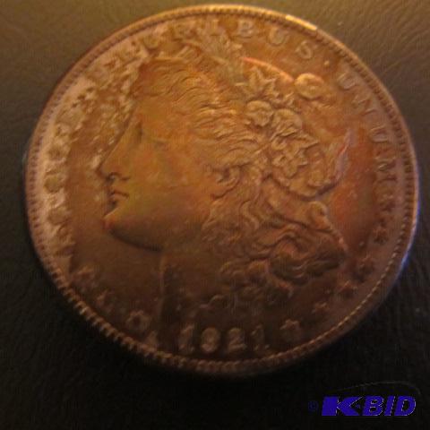 lot 34 image: 1921 Morgan Silver Dollar