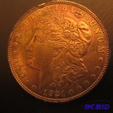 lot 35 image: 1921 Morgan Silver Dollar