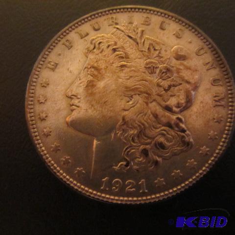 lot 36 image: 1921-D Silver Dollar