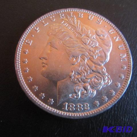 lot 5 image: 1882-O Morgan Silver Dollar