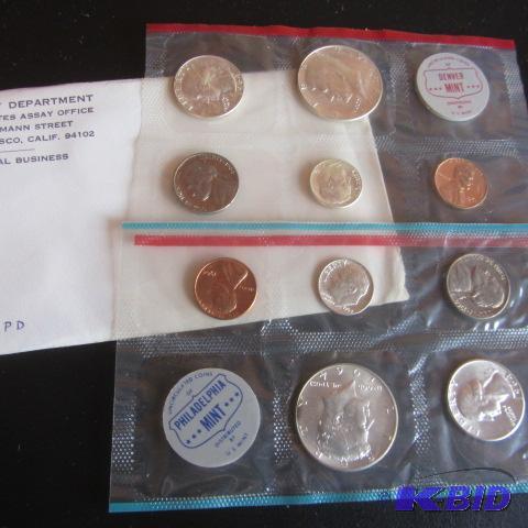 lot 59 image: 1964 Mint Sets