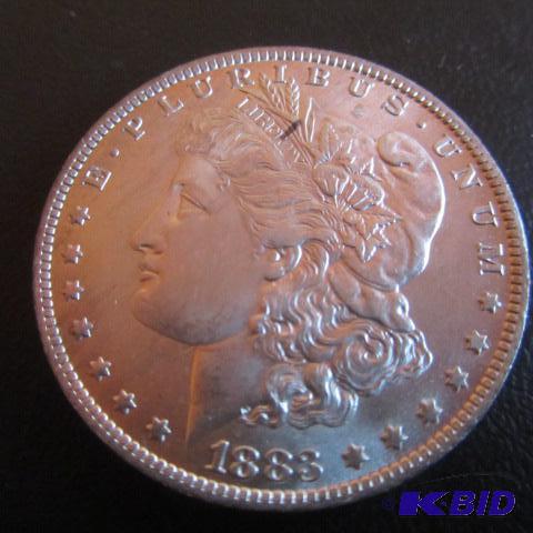 lot 6 image: 1883-O Morgan Silver Dollar