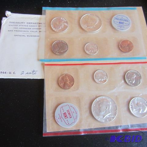 lot 62 image: 1964 Mint Sets