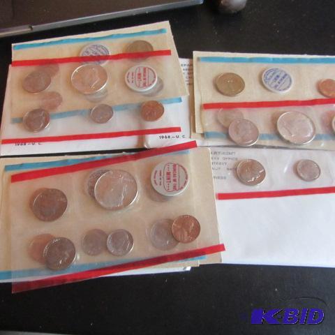 lot 66 image: 1968 Mint Sets