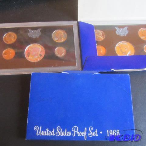 lot 70 image: 1968 Proof Sets