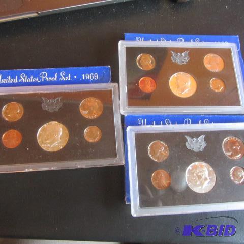 lot 71 image: 1969 Proof Sets