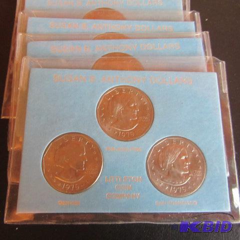 lot 74 image: 1979 Susan B Anthony Mint Sets