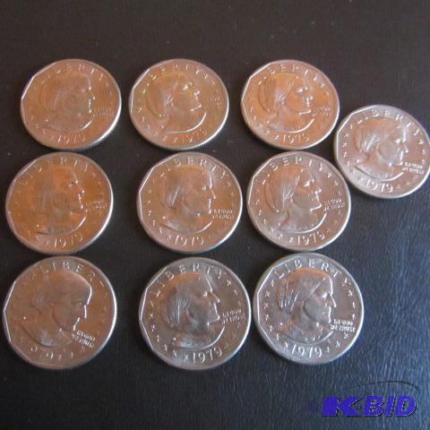 lot 79 image: Susan B Anthony Dollars