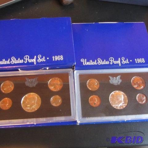lot 80 image: 1968 Proof Sets