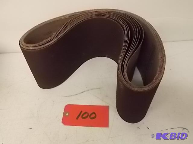 (10) 6&quot x 48&quot Sanding Belts, 100 Gr...