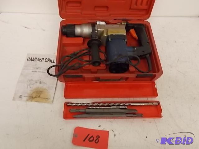 VSR SDS D-Handle Rotary Hammer with Bits, New...