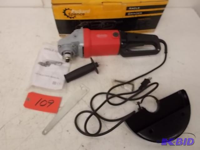 Packard Spence Angle Grinder, New...
