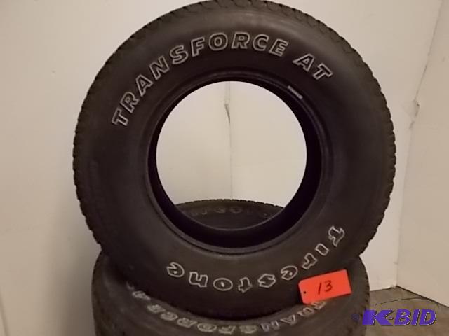 (4) Firestone Transforce AT Tires, LT26570R1...