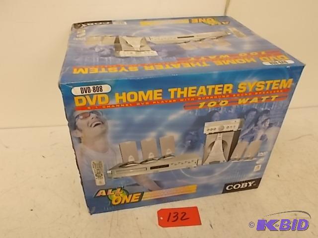 Coby Model DVD-808 Home Theater System, 100 W...