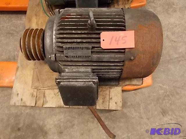 Electric Motor, 15 KW, 220440v, 3 ph, Turns,...