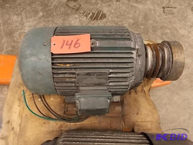 Electric Motor, 7.5 KW, 220440v, 3 ph, Turns...