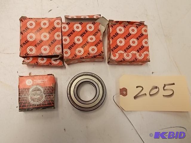 (3) Fag 6206C3 Bearings &amp (1) Federal Mog...