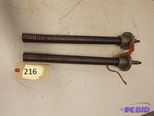 (2) Acme Thread with Nut, 1 14&quot x 18&qu...