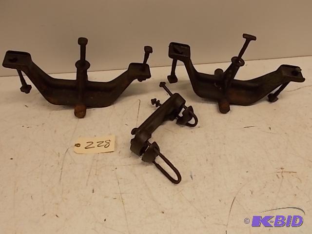 (2) Vintage Cart Yokes &amp Bracket, Patente...