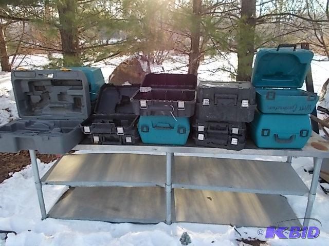 Approx. (21) Asstd Platic Tool Cases...