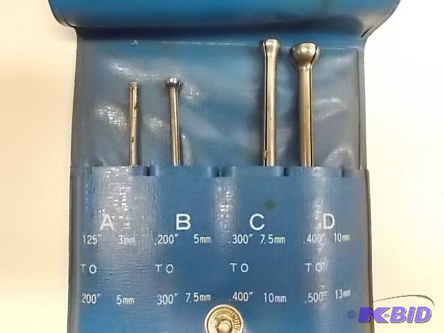 Fowler Small Hole Gages, .125-.250...
