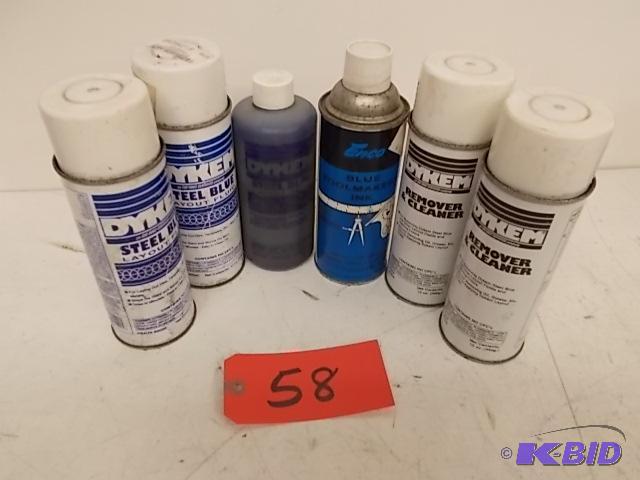(4) Layout Ink &amp (2) Ink RemoverCleaner,...