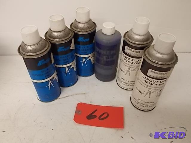 (4) Layout Ink &amp (2) Ink RemoverCleaner,...