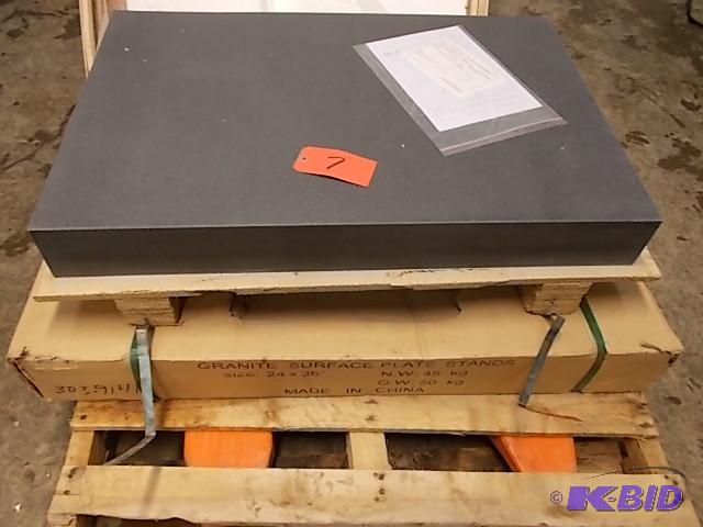 Granite Surface Plate, 24&quot x 36&quot x ...