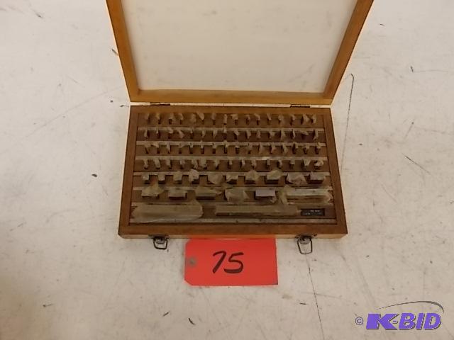 Gauge Block Set, .1000-2&quot, New...