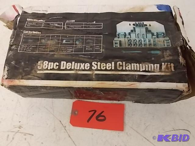 58 pc. Deluxe Steel Clamping Set, 58&quot, ...