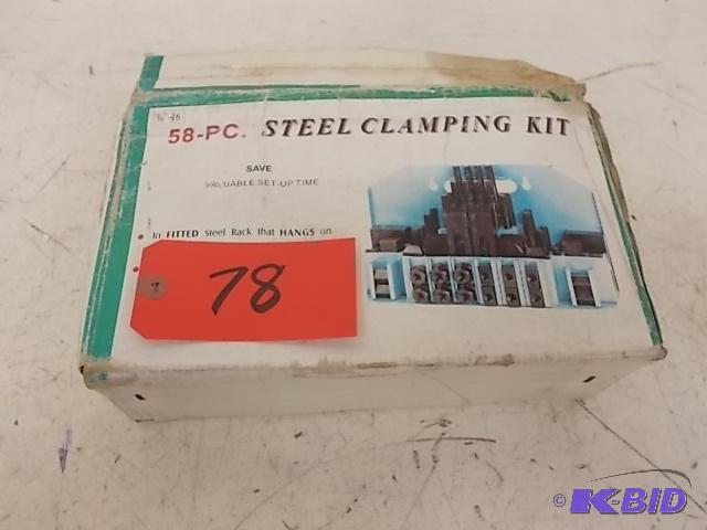 58 pc. Deluxe Steel Clamping Set, 38&quot, ...