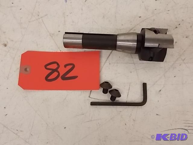 2&quot Face Mill R8 Shank with Inserts...