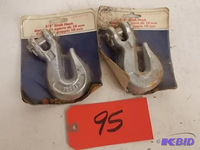 (2) Peerless 38&quot Grab Hooks, New...