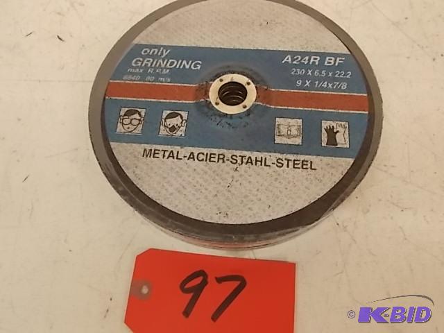 (5) Grinding Wheels, 9&quot x 14&quot x 7...