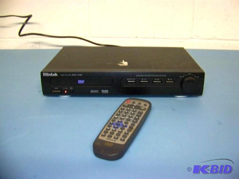 lot 105 image: Mintek, DVD Player with Remote Control