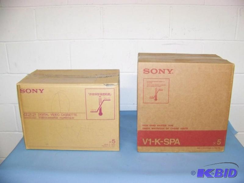 lot 106 image: (2) Boxes of Sony, Digital Video Cassette Tapes