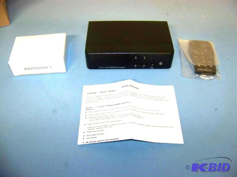 lot 108 image: 2 In, 1 Out, HDMI Switcher with Remote Control